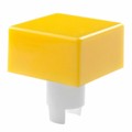 AT419E - CAP PUSHBUTTON SQUARE YELLOW