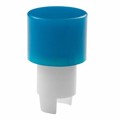 AT418G - CAP PUSHBUTTON ROUND BLUE