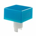 AT419G - CAP PUSHBUTTON SQUARE BLUE