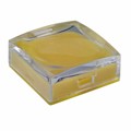 AT3073JE - CAP PUSHBUTTON SQUARE CLEAR/YEL