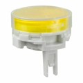 AT4014JD - CAP PUSHBUTTON ROUND CLR/AMBER