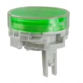 AT4014JF - CAP PUSHBUTTON ROUND CLEAR/GREEN