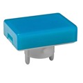 AT4021GG - CAP PUSHBUTTON RECTANGULAR BLUE