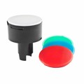 AT446 - CAP PUSHBUTTON ROUND BLACK