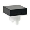 AT485A - CAP PUSHBUTTON SQUARE BLACK