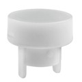 AT486BF - CAP PUSHBUTTON ROUND WHITE/GREEN
