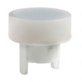 AT486BG - CAP PUSHBUTTON ROUND WHITE/BLUE