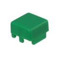 ACC-C16-6 - CAP PUSHBUTTON SQUARE GREEN