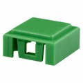 BTNK1050 - CAP TACTILE SQUARE GREEN