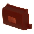 1C088 - CAP TACTILE RECT RED/RED LENS