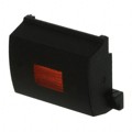 1C098 - CAP TACTILE RECT BLACK/RED LENS