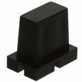 160530 - CAP PUSHBUTTON RECTANGULAR BLACK