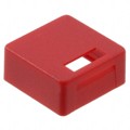 AML52-C10R - SQUARE BUTTON W/LED FOR PSHBTN
