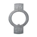 AT201 - ON-OFF PLATE FOR 12MM BUSHING