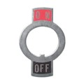 AT214 - ON-OFF PLATE FOR 12MM BUSHING