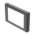 02-965.0 - FRONT BEZEL BLACK FLAT 24X36 PLA