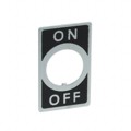 SPA42 - SWITCH PLATE USED W/ONOFF 15/32"