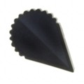 11K5028-KCNB - KNOB PLASTIC 1/4" DIA BLACK