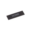 A22Z-3443B-8 - LEGEND PLATE STAND "DOWN" A22SER