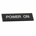 A22Z-3443B-9 - LEGEND PLATE STD "POWER ON" A22