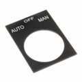2LP219 - LEGEND PLATE 22 MM AUTO - OFF -