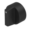61-9028.0 - ROTATING KNOB BLACK D18 PLASTIC