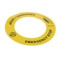 ESL-44/70 - EMERGENCY STOP LEGEND LABEL (ADH