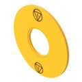 704.963.4 - LEGEND PLATE D90 YELLOW SYMBOL