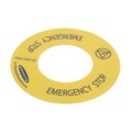 ESL-30/60-10 - EMERGENCY STOP LEGEND LABEL (ADH