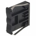 413502000 - HDWR PLATE SER 3 FRNT MNT BLK