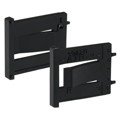 A7D-2M-1 - END CAP BLK FRONT MNT 2PC PART