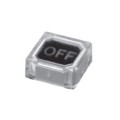 B3W-9RG-F1 - SW TACT OFF &amp; ON LABEL RED/GREEN