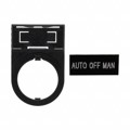 HWAM-302 - 22MM AUTO-OFF-MAN NAMEPLATE