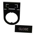 HWAM-125 - 22MM STOP NAMEPLATE