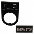 HWAM-104 - 22MM EMERG.STOP NAMEPLATE