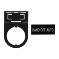 HWAM-317 - 22MM HAND-OFF-AUTO NAMEPLATE