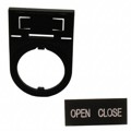 HWAM-214 - 22MM OPEN-CLOSE NAMEPLATE
