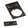 HWAQ-212 - 22MM OFF-ON NAMEPLATE