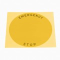 HWAV5F-27 - STICKER EMERGENCY STOP
