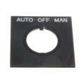 HWAS-302 - 22MM AUTO-OFF-MAN NAMEPLATE