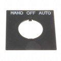 HWAS-317 - 22MM HAND-OFF-AUTO NAMEPLATE