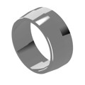 61-9600.0 - FRONT RING BLACK D24 ALU