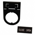 HWAM-202 - 22MM CLOSE-OPEN NAMEPLATE