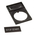 HWAQ-222 - 22MM STOP-START NAMEPLATE