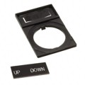 HWAQ-223 - 22MM UP-DOWN NAMEPLATE