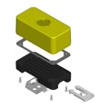 74-10003.1 - HOUSING YELLOW (WITH SWITCH AND