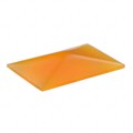 AT4118D - SW CAP RECTANGULR DIFFUSER AMBER