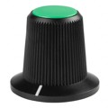 AT4104F - SW CAP LARGE ROTARY KNOB GREEN