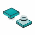 64S5 - LENS SET SQUARE GREEN 3PCS