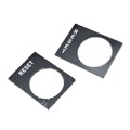 2LP13 - LEGEND PLATE 22 MM RESET
